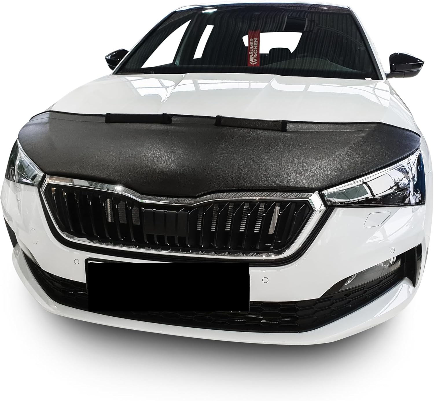 AB3-00439 CAR Hood Bra Compatible with Skoda Scala Since 2018 Front End Nose Mask Bonnet Bra STONEGUARD Protector Tuning