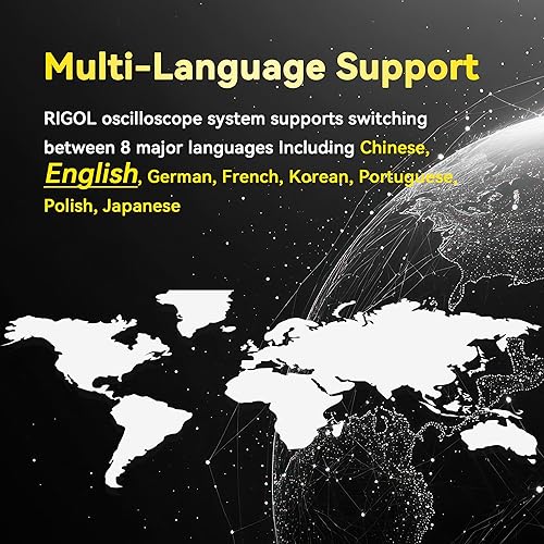 Miniatura 7 de RIGOL Osciloscopio digital DHO814 Banda de frecuencia de 100 MHz + resolución vertical de 12 bits + frecuencia de muestreo máxima de 1.25 GSas +
