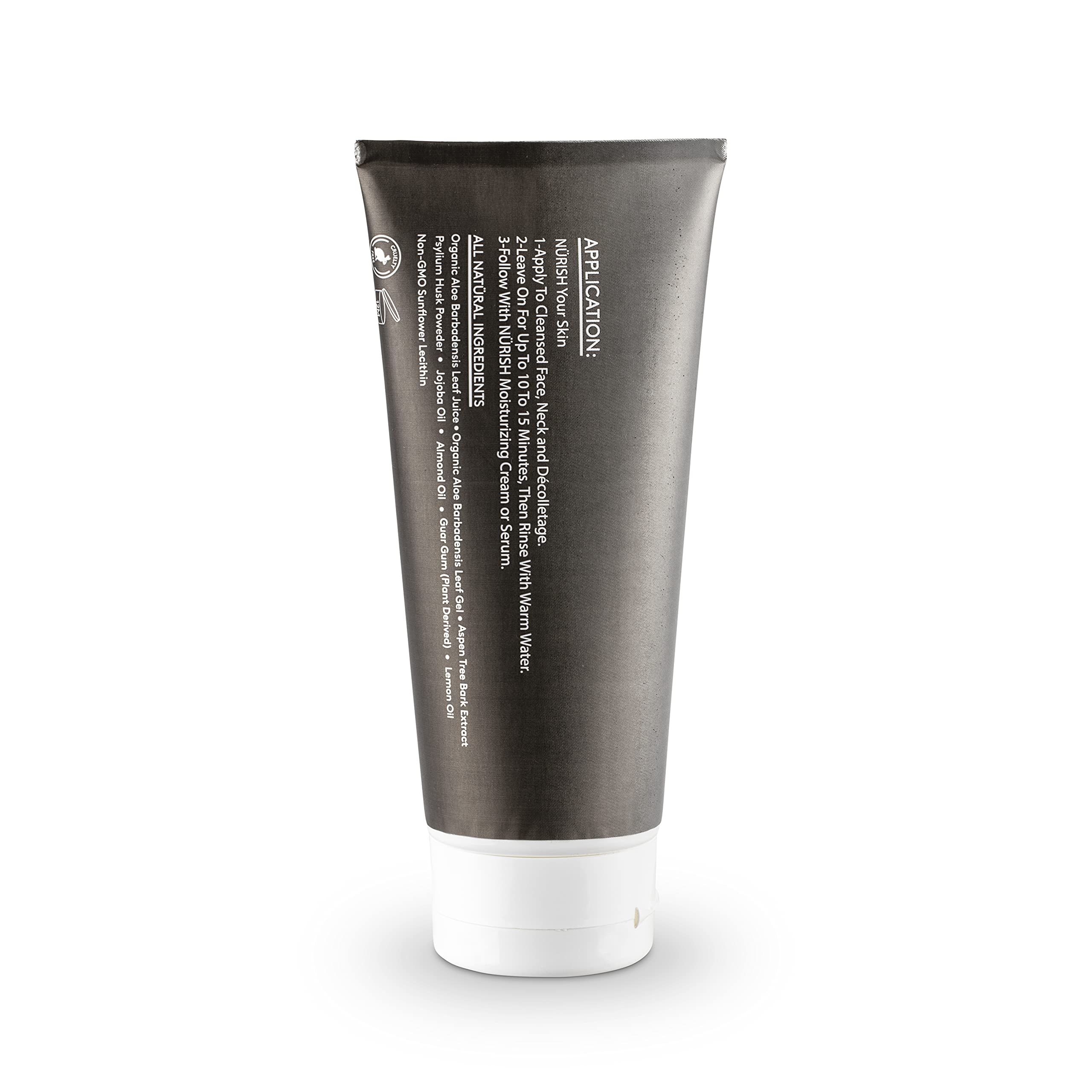 NURISH Aloe peeling żelowy, w 100% naturalny i wegański. Peeling i oczyszcza skórę bez agresywnych środków chemicznych, kwasów lub środków ściernych.
