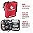 Surviveware 98 Pcs Comprehensive Premium Survival First Aid Kit - Medical Emergency Kit for Travel Camping Gear, Home Essentials & Outdoor Emergencies - HSA & FSA Eligible Survival Kit