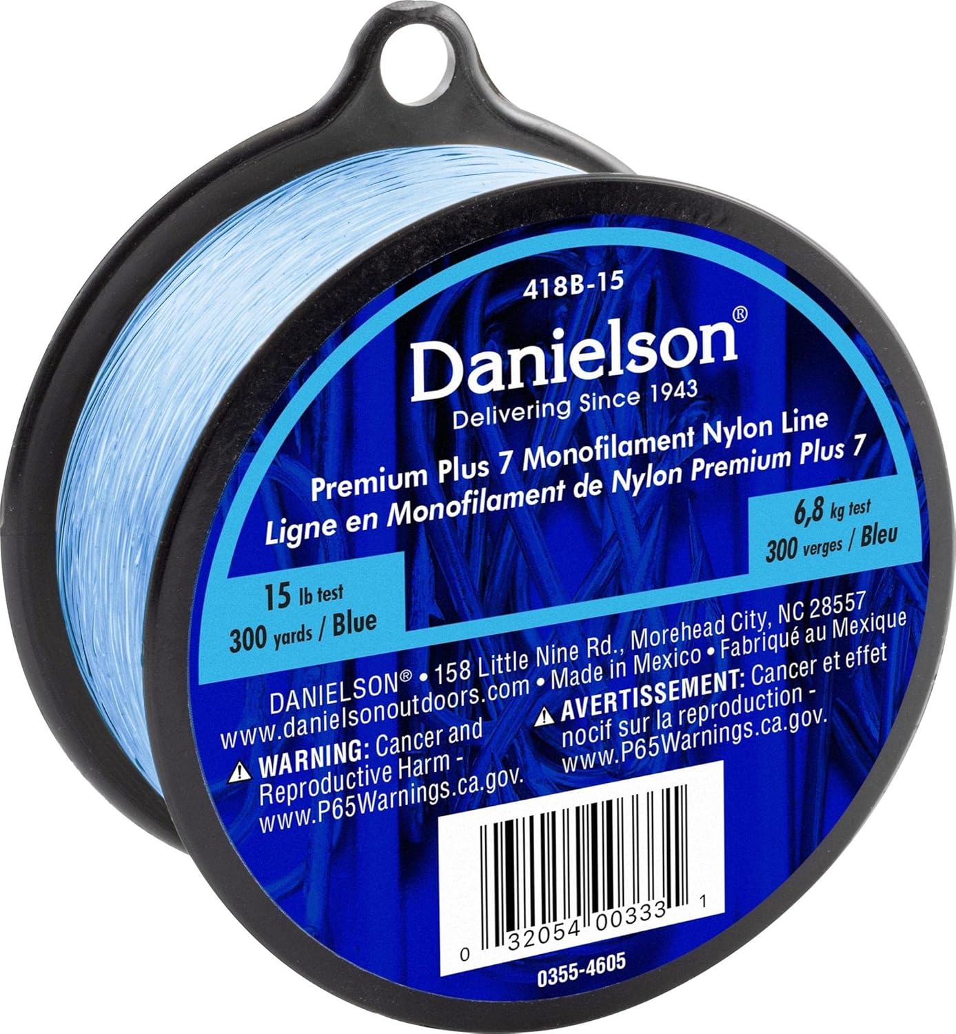 Danielson Plus 7 Mono 15 Lb Fishing Equipment Ice