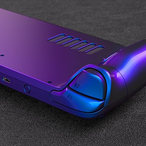 Miniatura 7 de eXtremeRate DIY Full Set Shell with Buttons for Steam Deck LCD, Custom Faceplate Back Plate Replacement Shell for Steam Deck LCD - Chameleon Purple