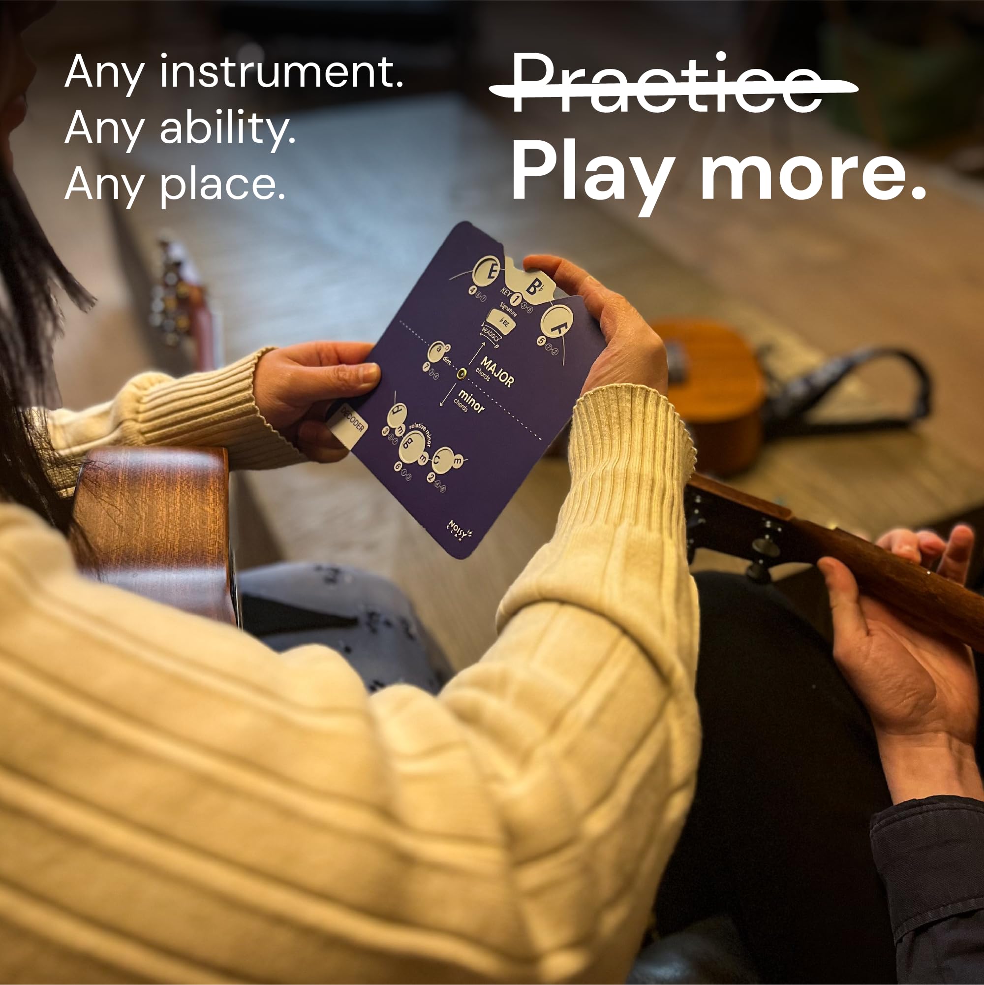 Card Circle of Fifths Melody Tool for Musicians, Blueprint - Image 2