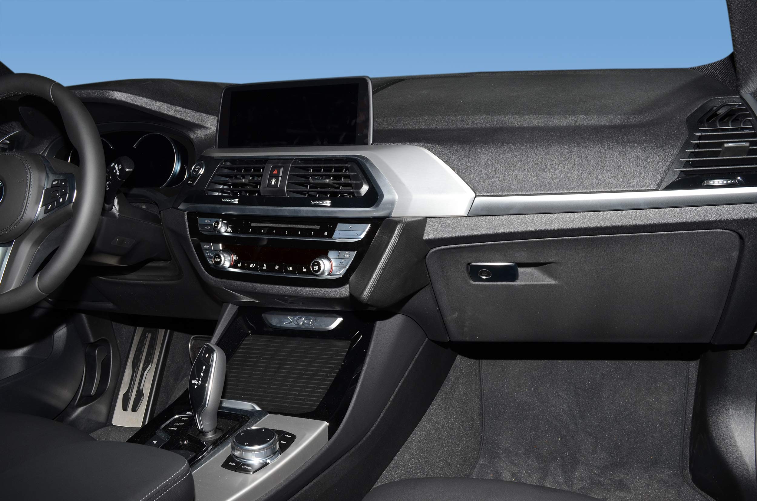 KUDA 3205 uchwyt sztuczna skóra czarny do BMW X3 (G01) od 11/2017