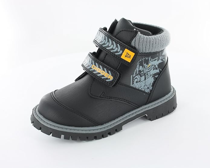 Boys JCB Digger Black Work Boots Boots sizes 82 (10) Amazon.co.uk