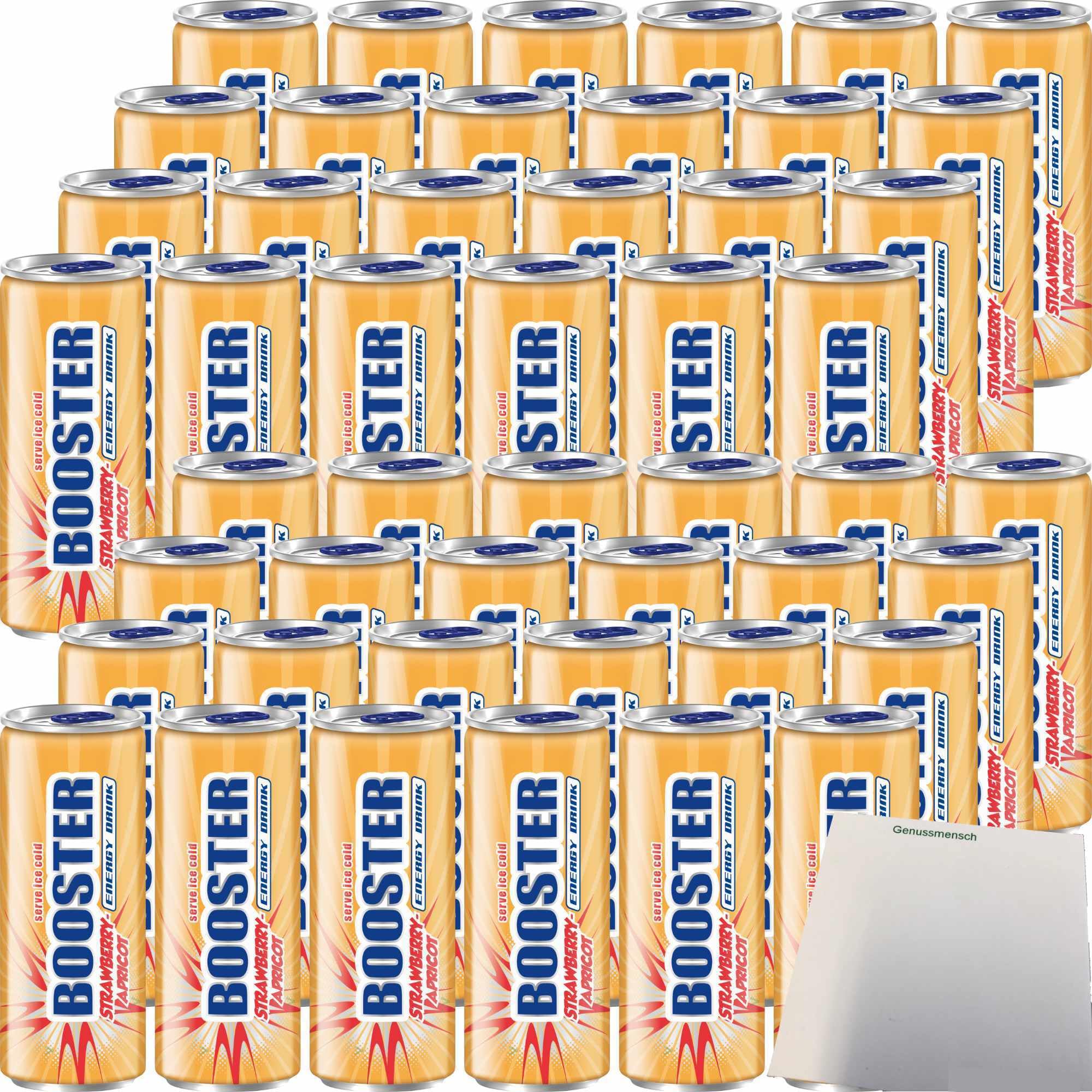 Booster Energy Strawberry-Apricot DPG 2er Pack (48x330ml Dose) + usy Block