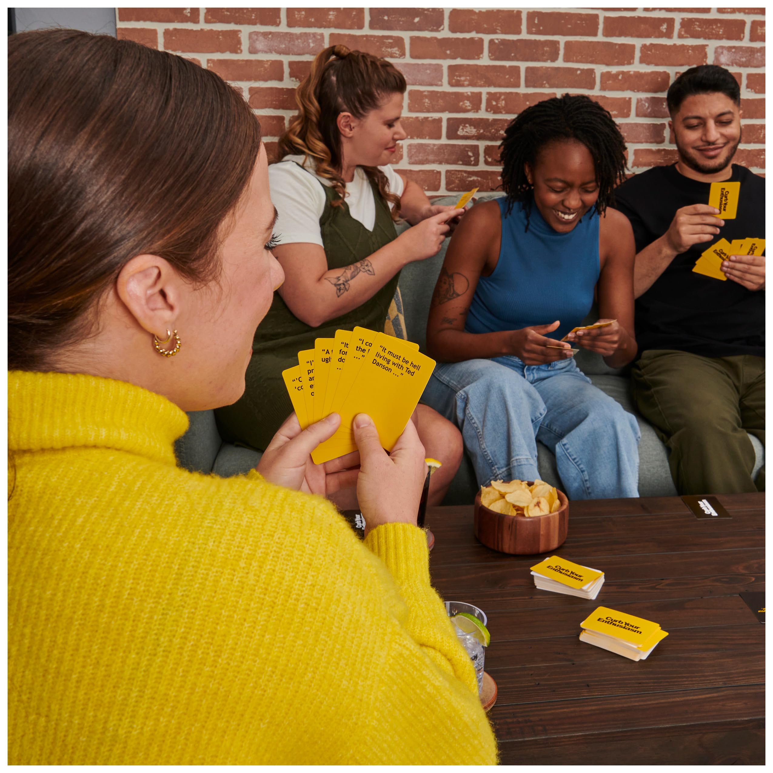 Curb Your Enthusiasm Hilarious Role-Playing Party Card Game, Ages 17 and Up