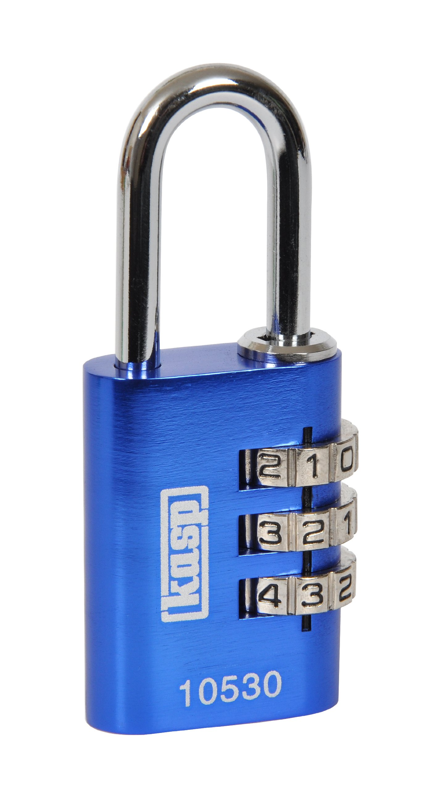Kasp Blue K10530blud 105 Series Aluminium Combination Padlock