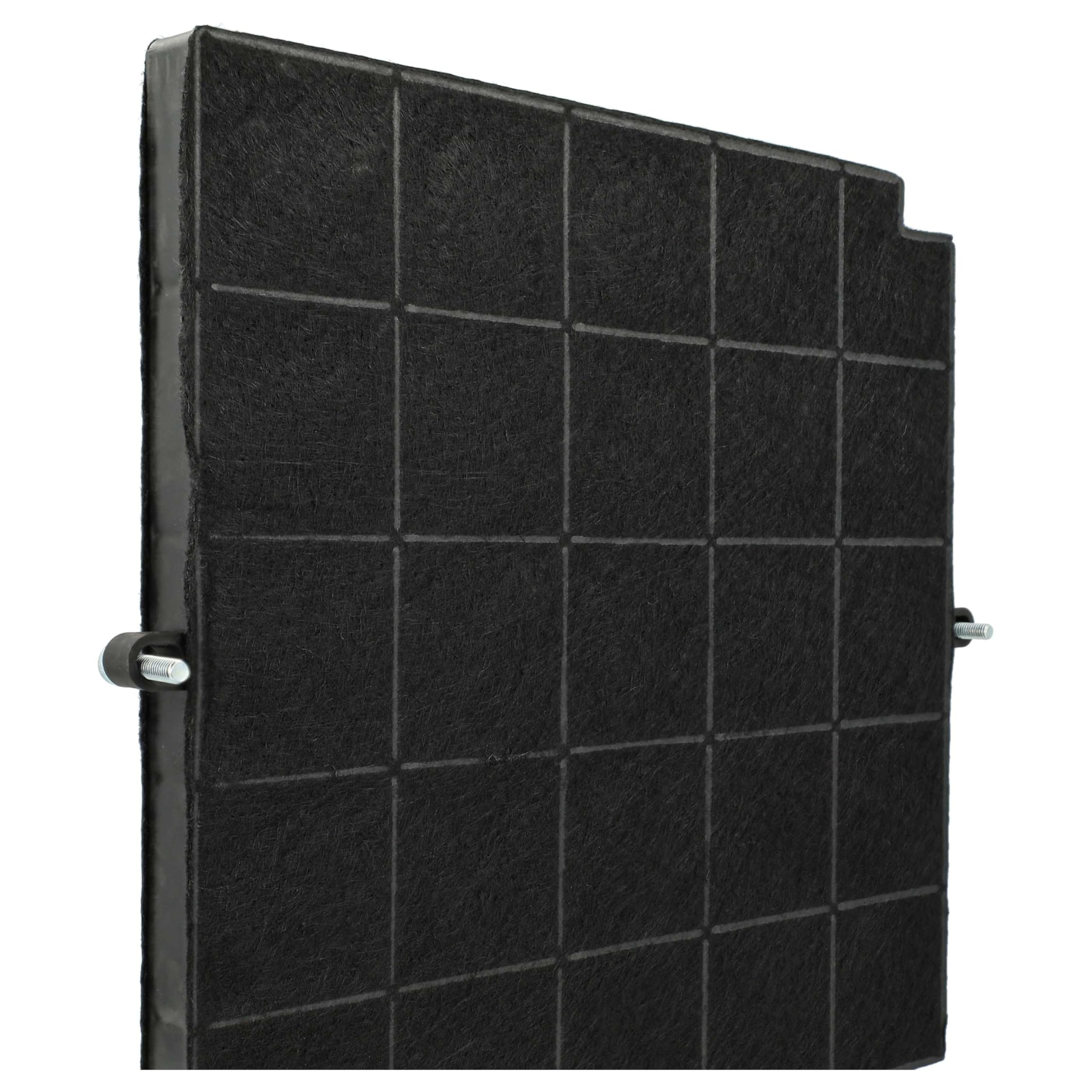 vhbw 4x filtro de carbón activado compatible con Arthur Martin INSIDE | INSIDE 120, INSIDE120, INSIDE90 campanas cocina - 26,5 x 25,8 x 1,8 cm