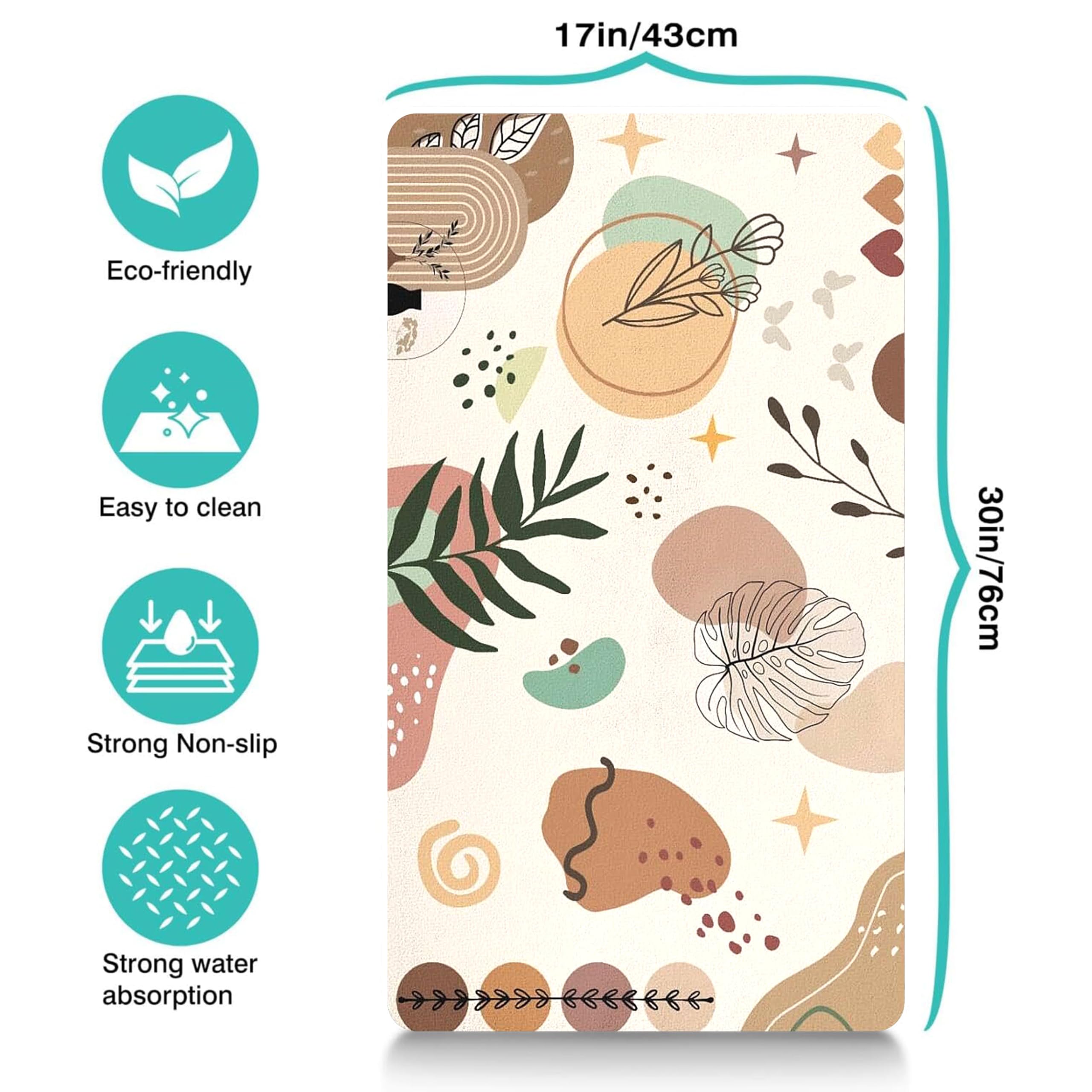 Tapis d'alimentation pour animaux de compagnie, tapis imperméable pour chien pour nourriture et eau, séchage rapide, antidérapant pour gamelles de chat