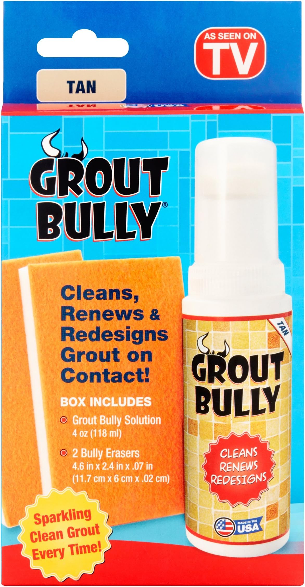 Tan Grout Bully,4 Oz