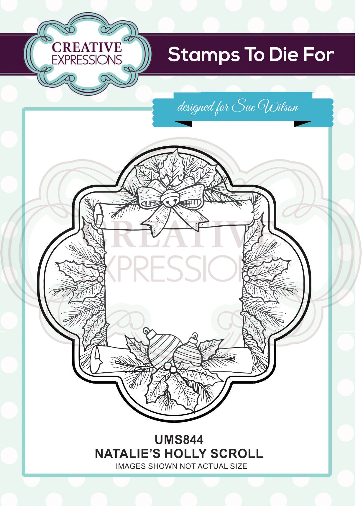 Stamps To Die For - Natalies's Holly Scroll