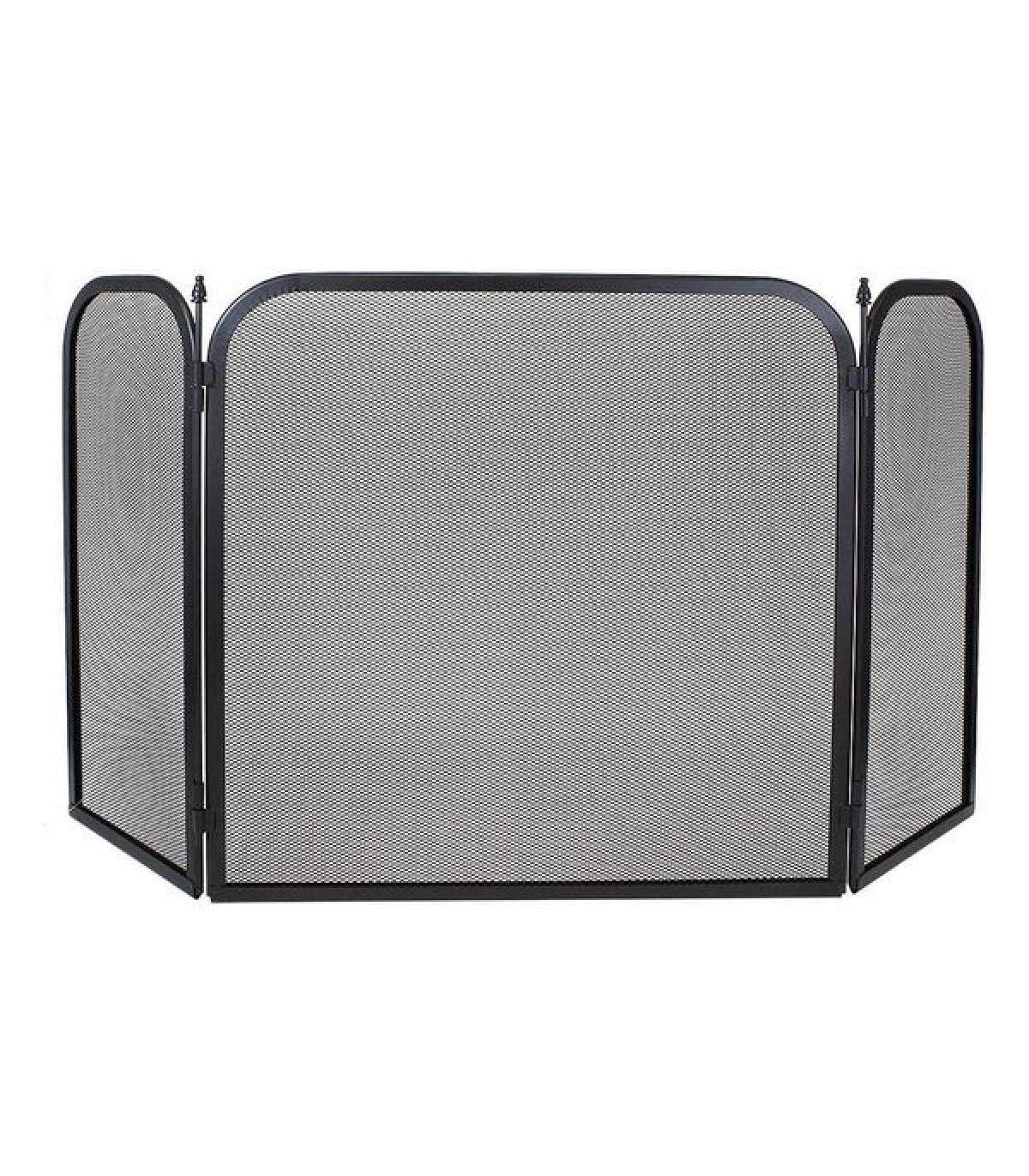 Protector para chimenea Algon para proteger el suelo de las chispas de leña
