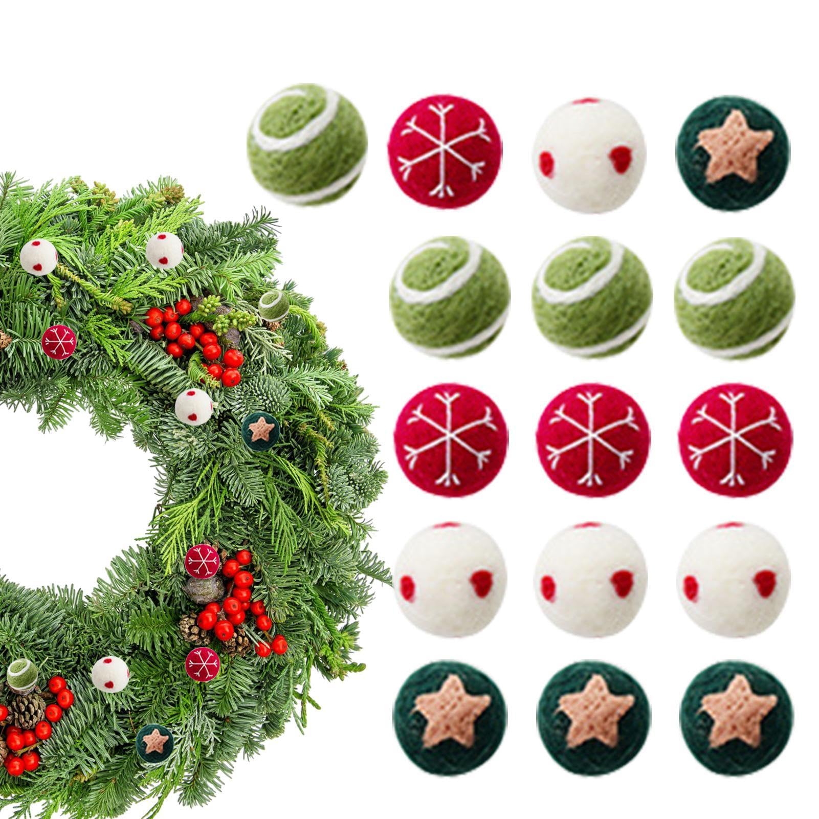 Amazon.co.jp: クリスマス ボール デコレーション、フェルト