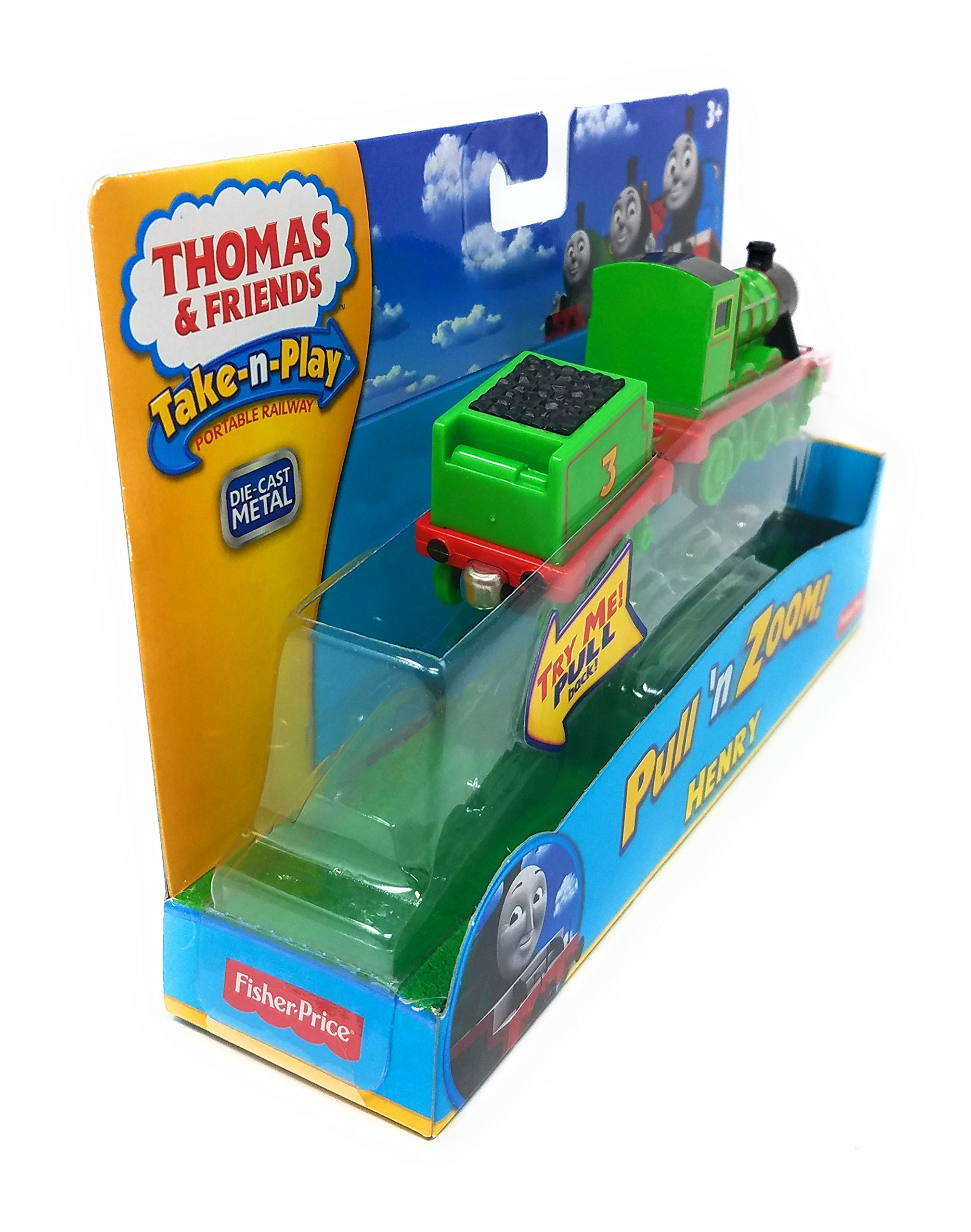 Fisher-Price Thomas & Friends Take-n-Play, Pull 'n zoom Henry
