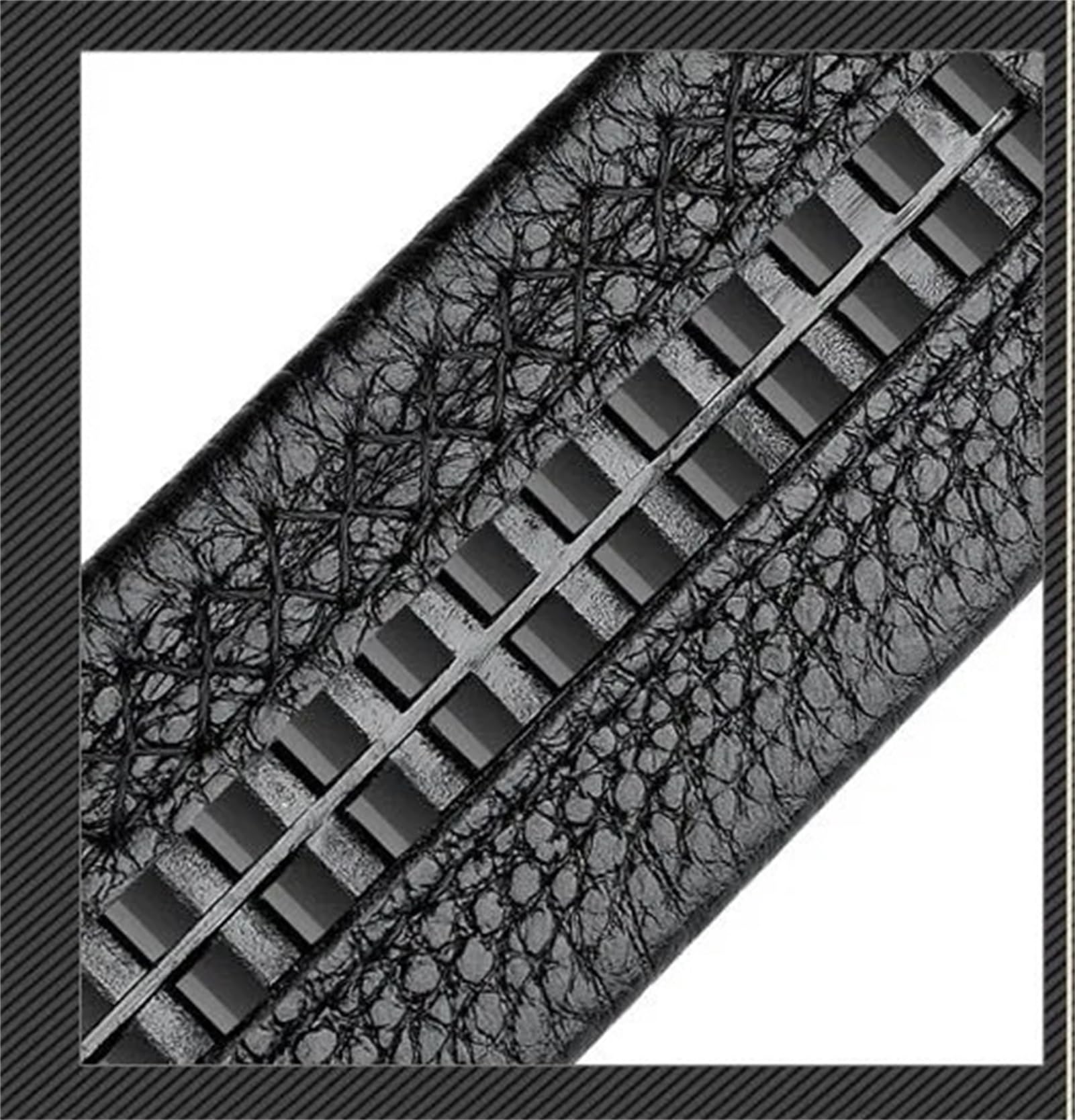 Ceinture Homme Cuir Ceinture pour Hommes en Cuir Souple avec Auto-Boucle Décontracté Et Polyvalent pour Les Jeans