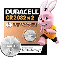 Duracell Pilhas Moeda CR2032 Pack 2 Unidades – Ideal para Placas Mãe e Controles Automotivos