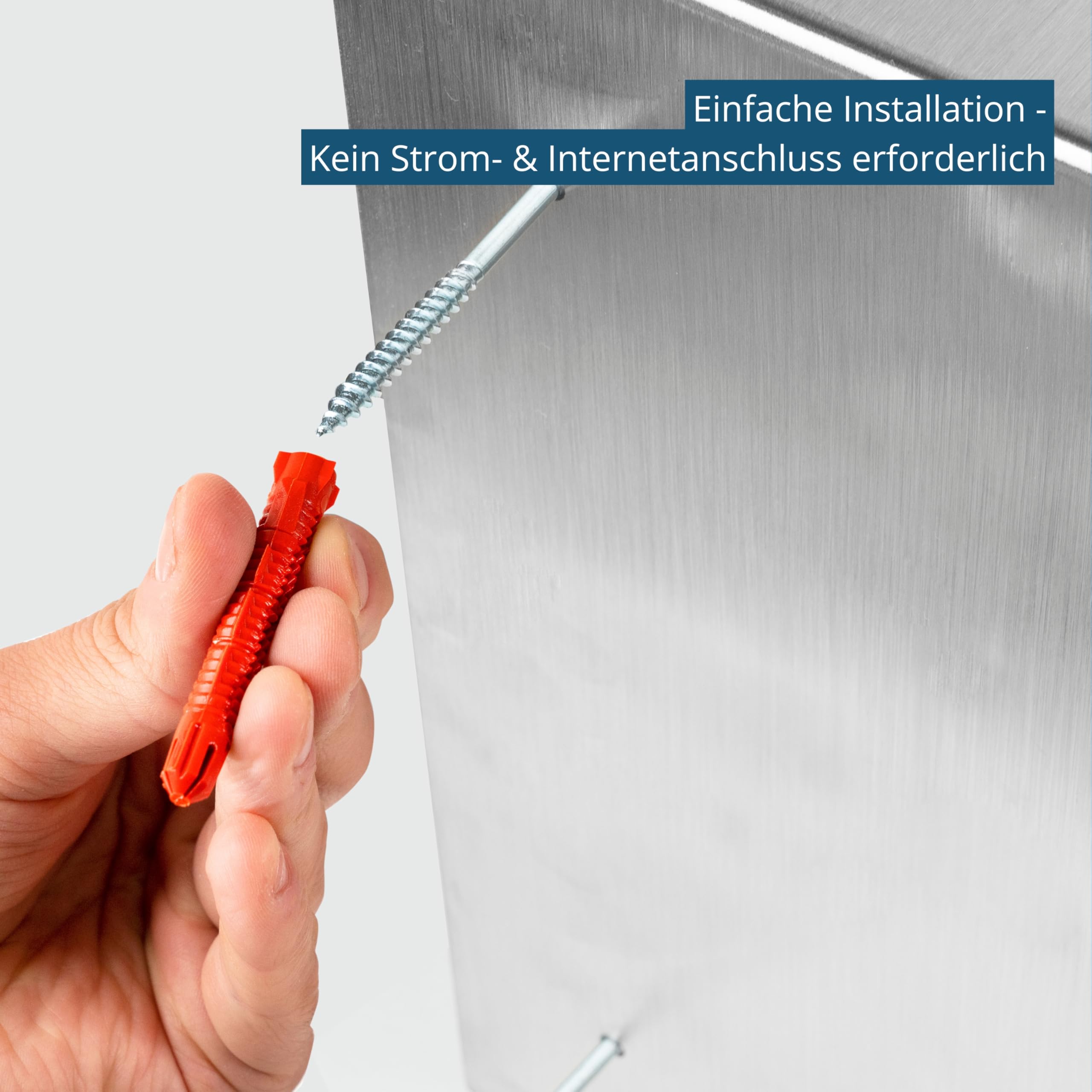 masunt Schlüsselsafe 1440 E Code | innovative Online-Codevergabe aus der Ferne | digitaler Schlüsseltresor aus massivem V4A Edelstahl | 4 Fächer | Aufbruch-sicher | korrosionsbeständig für Seeklima