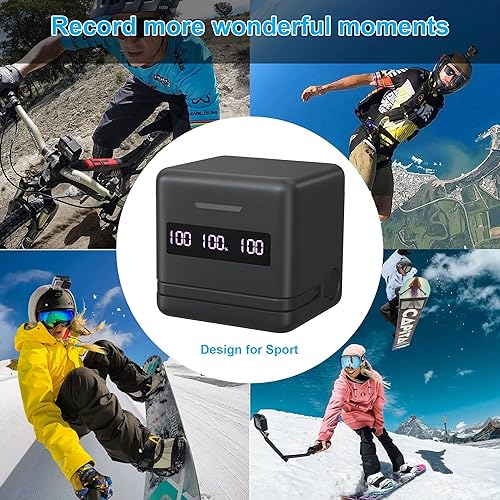 Miniatura 7 de Batería Hero de 2000 mAh 12/11/10/9, paquete de 2 y cargador USB de 3 canales con función de lector de tarjetas Micro SD de alta velocidad