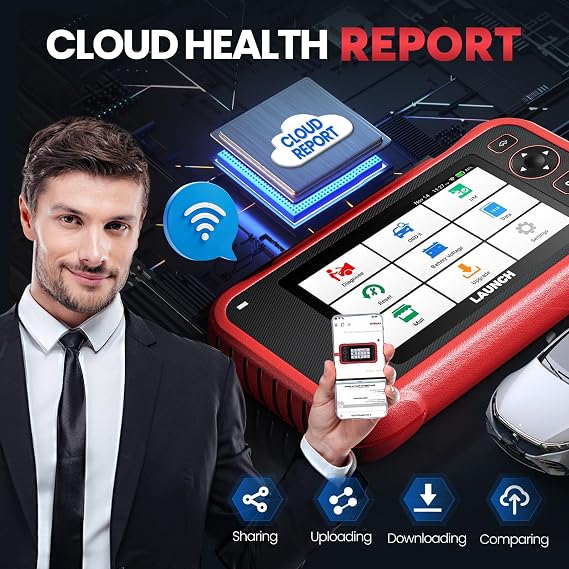 Launch CRP129I V2.0 OBD2 Scanner with 12 Reset Functions, Lifetime Updates | ABS/SRS/AT/ENG, Code Reader, Diagnostic Tool for Car, New Upgrade of CRP123, 4 System, FCA AutoAuth, Auto VIN, CANFD & DoIP