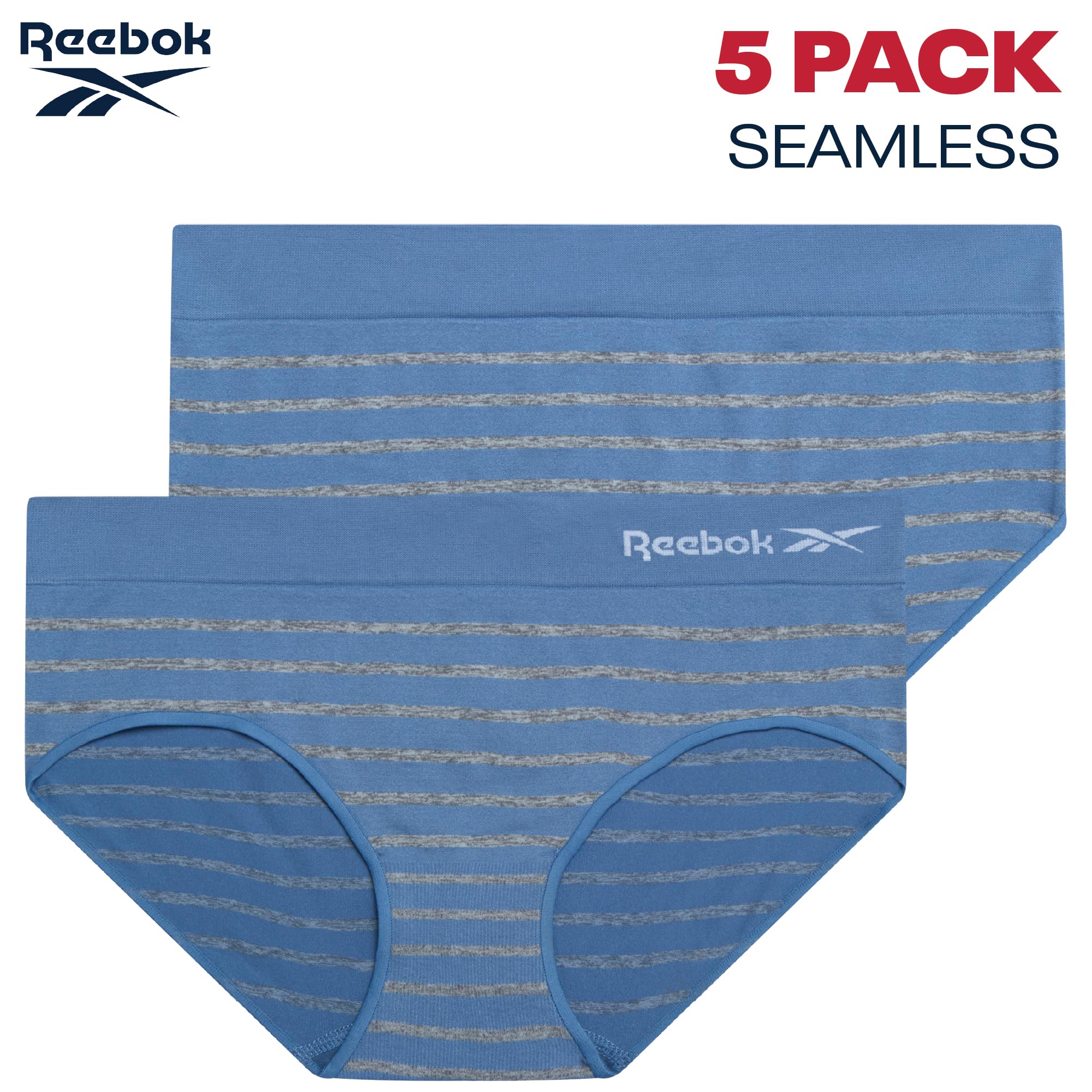Reebok Rdw 5pk Seam Hip V2 Ropa Interior a la Cadera Mujer (Pack de 5)