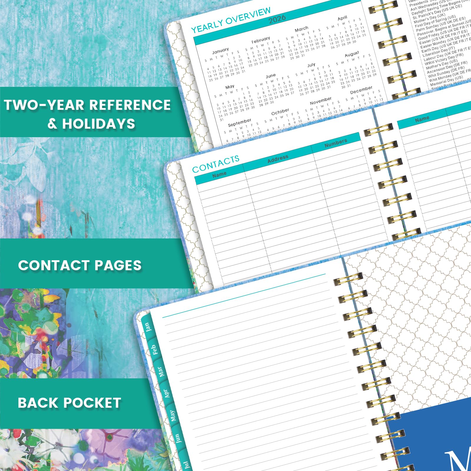 Snapklik.com : 2026 Planner - Planner Weekly And Monthly 2026, JAN ...