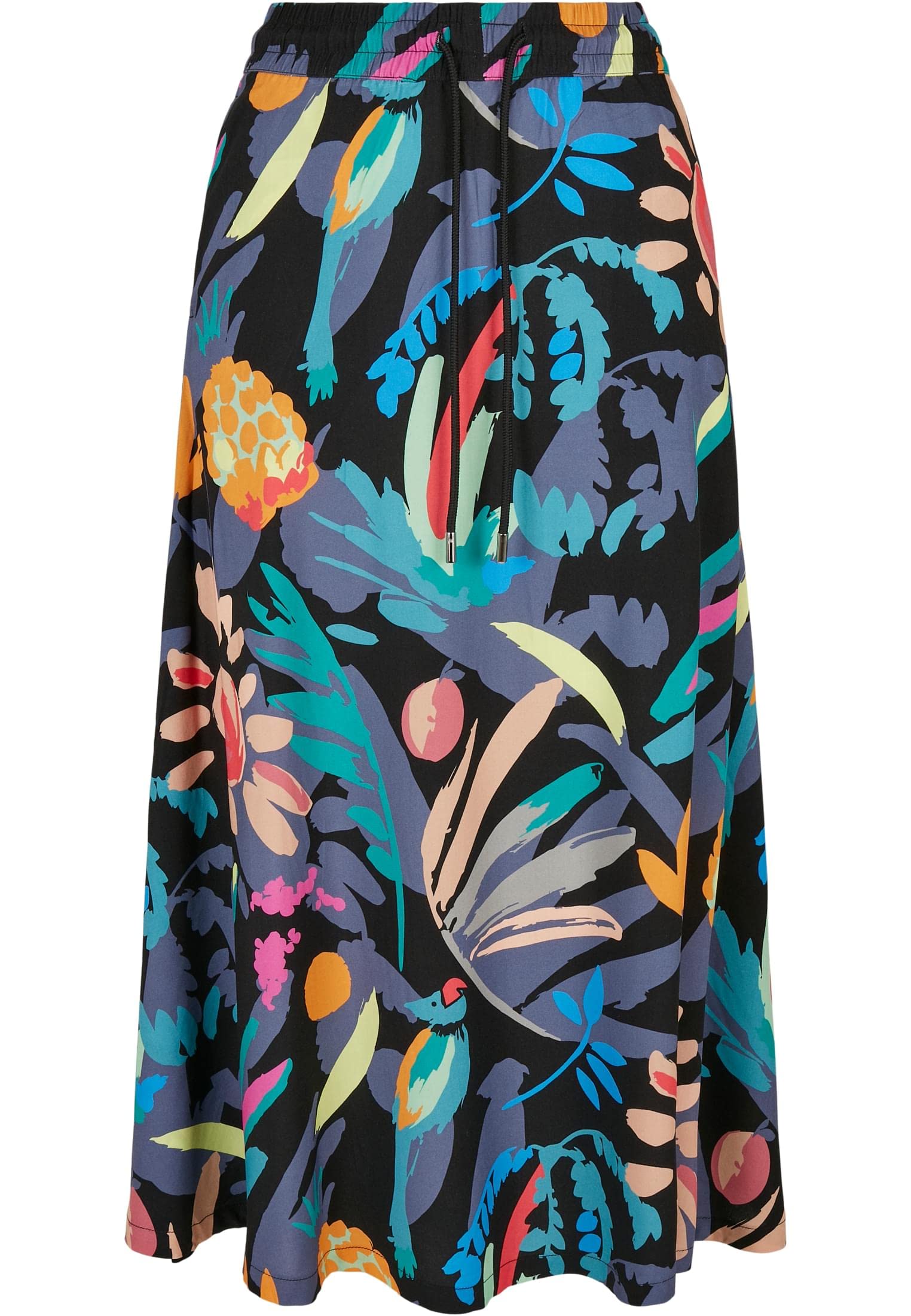 Urban Classics Damen Ladies Viscose Midi Skirt