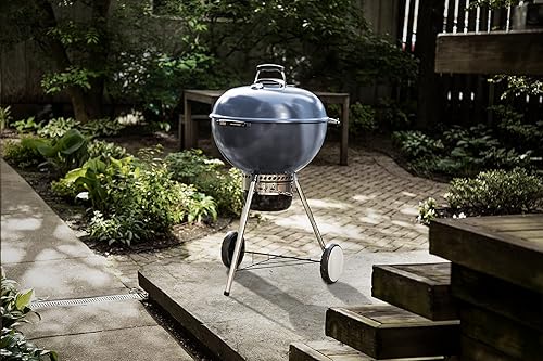 Miniatura 8 de Weber Master-Touch - Parrilla de carbón (22 pulgadas), color azul pizarra