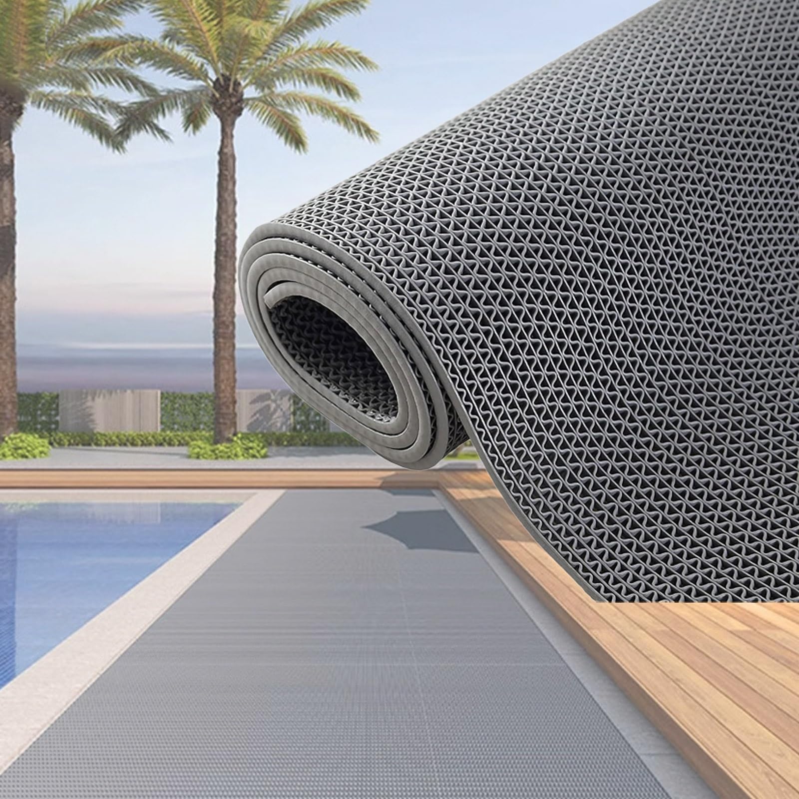Tapis antidérapant de piscine et salle de bain pour sécuriser les zones humides
