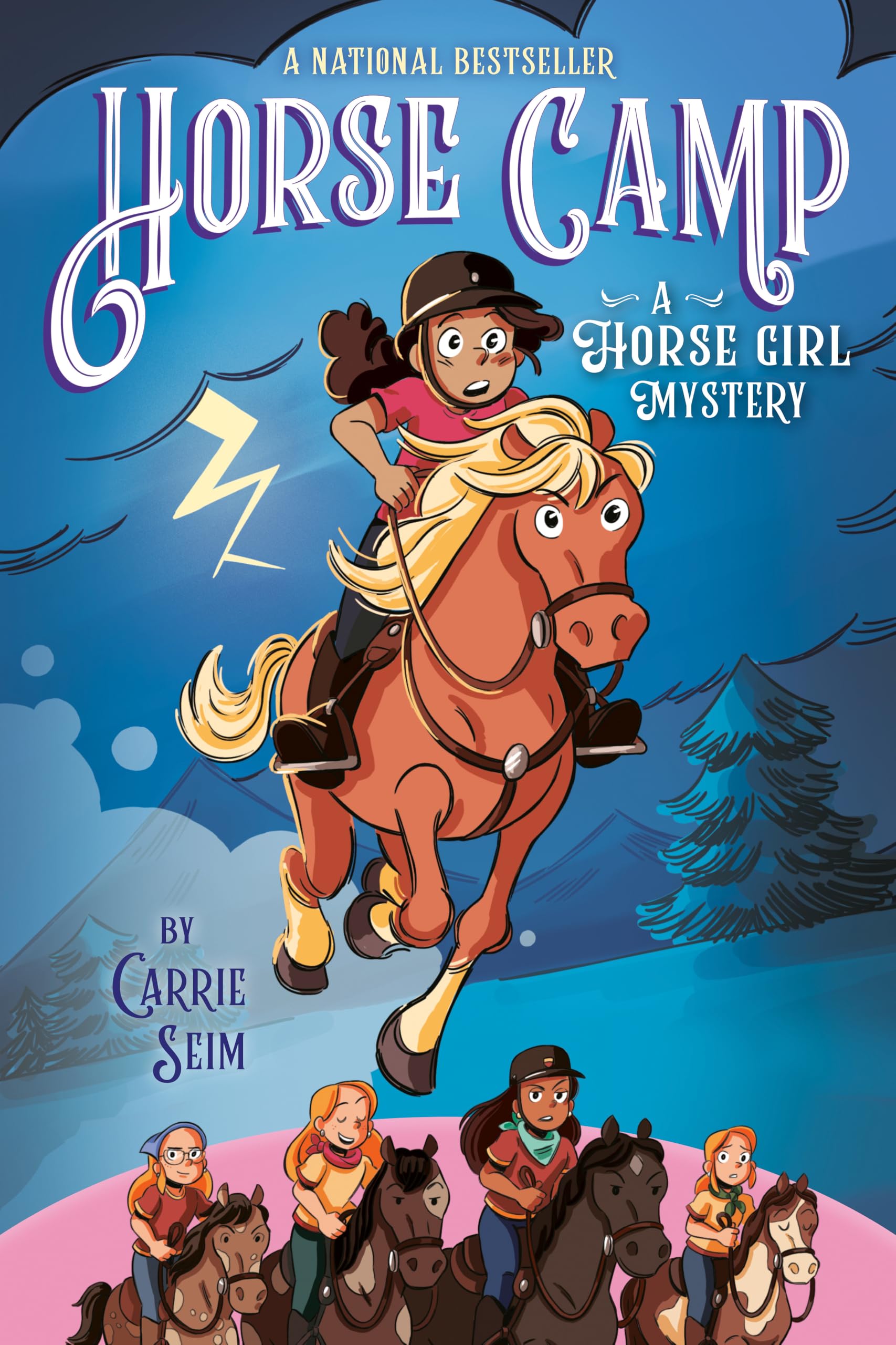 Horse Camp A Horse Girl Mystery by Carrie Seim (Paperback Book)