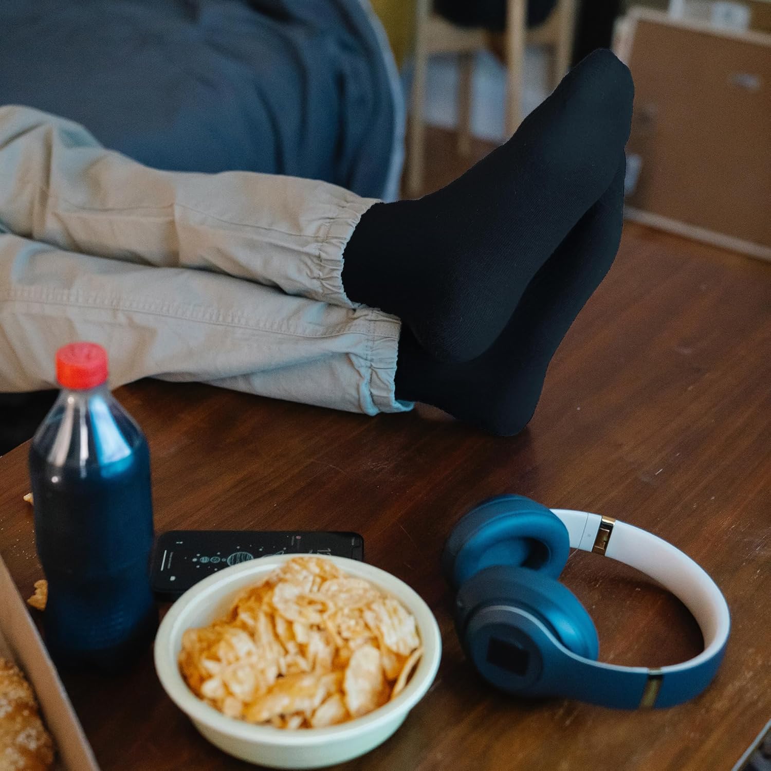 SERISIMPLE Viscose Bamboo Men's Breathable Quarter Thin Ankle High Socks - Comfort Cool Soft 5 Pairs - Image 2