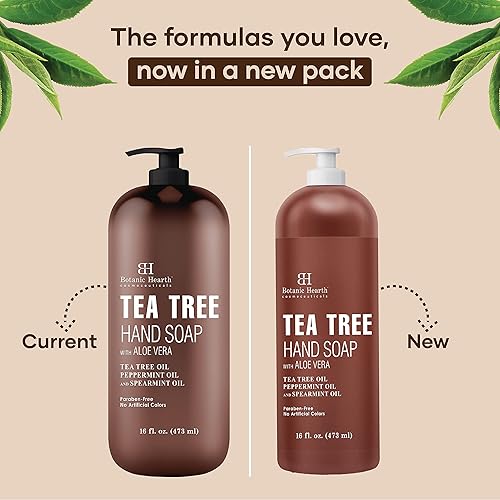 Miniatura 8 de Botanic Hearth Advanced Care - Jabón de manos hidratante con aceite de ricino, extracto de cáscara de limón y menta, suave e hidratante para manos