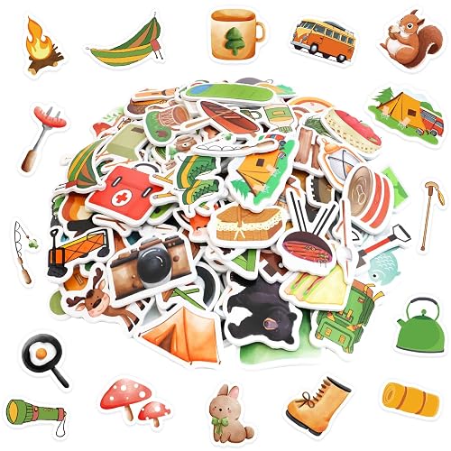 Ceiba Tree Travel Camping Foam Stickers 240Pcs | Self-Adhesive Foam