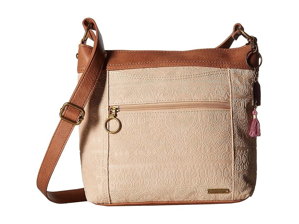 

Sakroots Arcadia Finn Crossbody (Blush) Cross Body Handbags, Pink