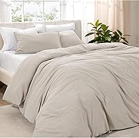 Vista 14 de Bare Home - Juego arenado de funda de edredón de gran tamaño para cama Queen – colección 1800 Premium – Funda fresca de edredón – Fundas de edredón