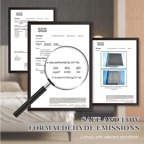 Miniatura 6 de Paquete de 2 paneles acústicos de pared de 105.9 x 20.5 x 0.8 pulgadas, absorbentes de sonido, paneles de pared de listones de madera para