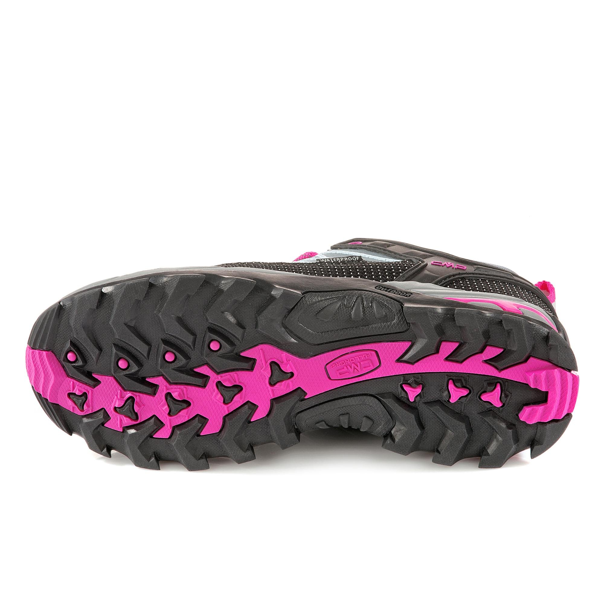 CMP Damen Rigel Low Wmn Schoenen Wp Trekking Wanderhalbschuhe, Grau Grey Fuxia Ice 103q, 39 EU