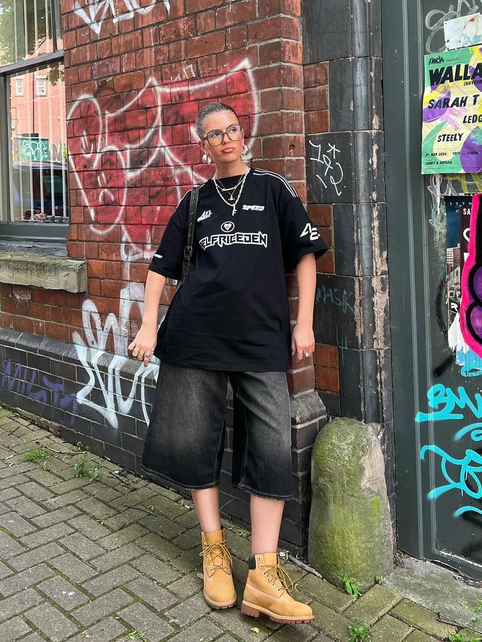 Aelfric Eden Mens Graphic Tees Vintage Racing Tees Oversized T Shirt Women Contrast Color Summer Tops - Image 2