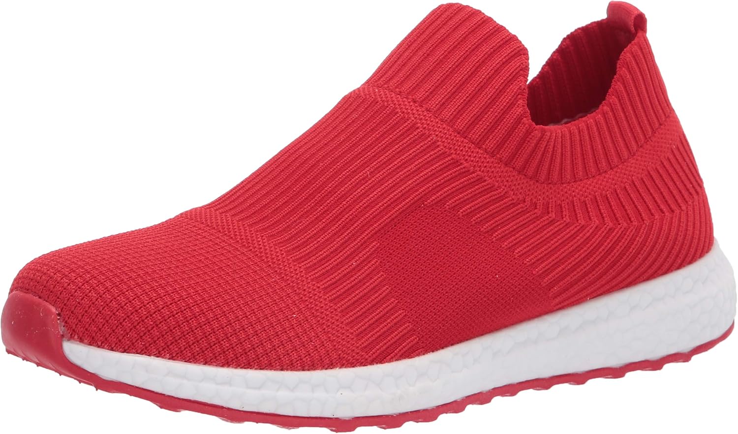 Blondo Women's Slip-ON Sneaker, Red Knit, 11
