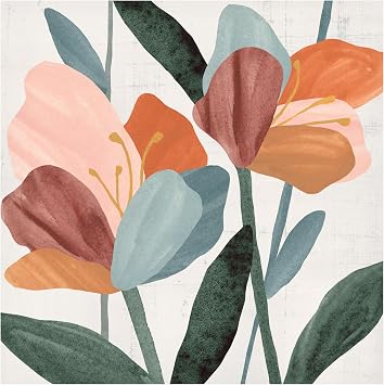 HOME DEPOT EXCL Annie Warren Azalea Joining II Canvas Art
