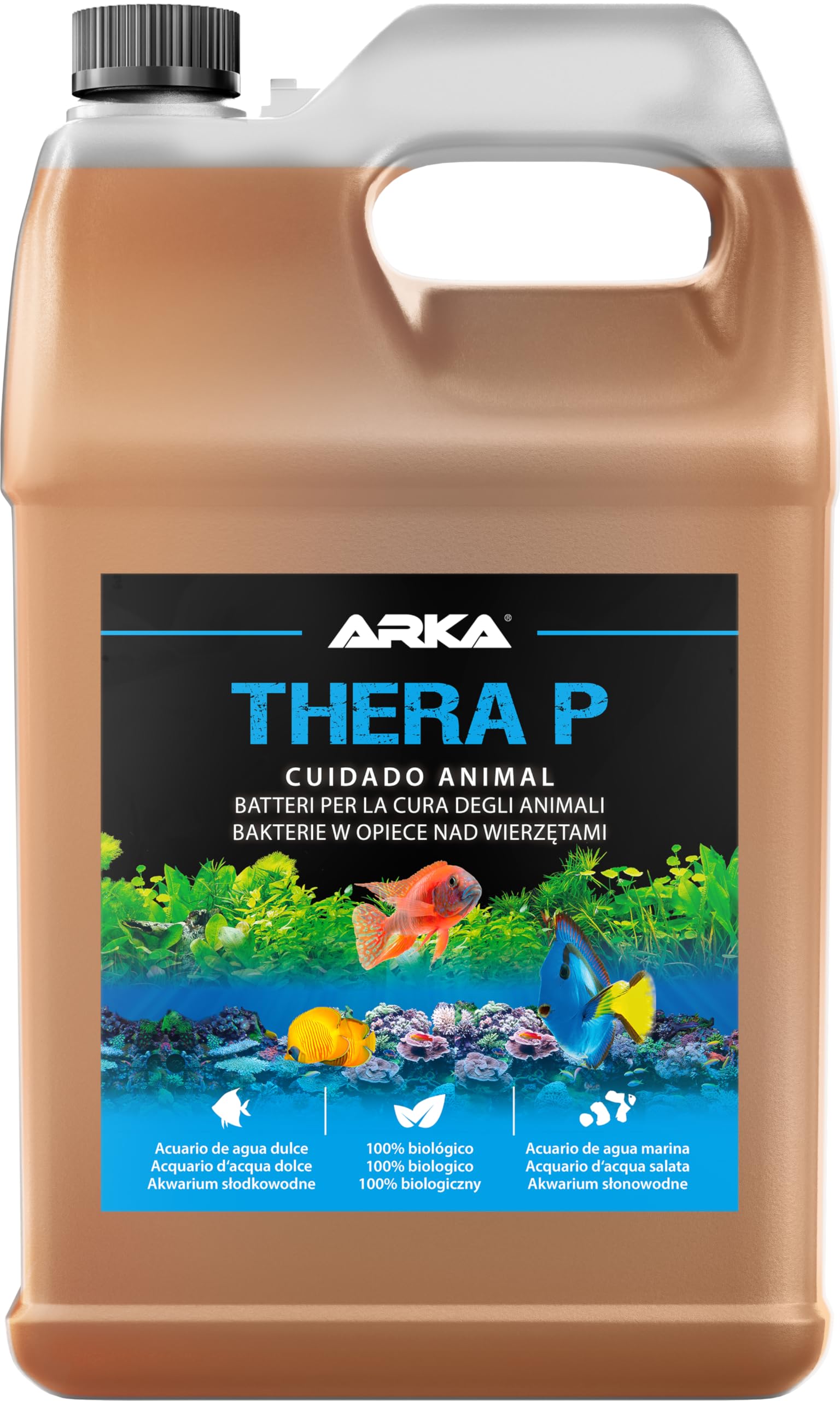 MICROBE-LIFT TheraP – Bacterias de Limpieza para el Cuidado de Peces, previene Enfermedades, favorece el Crecimiento de los Animales, para Agua Dulce y Salada