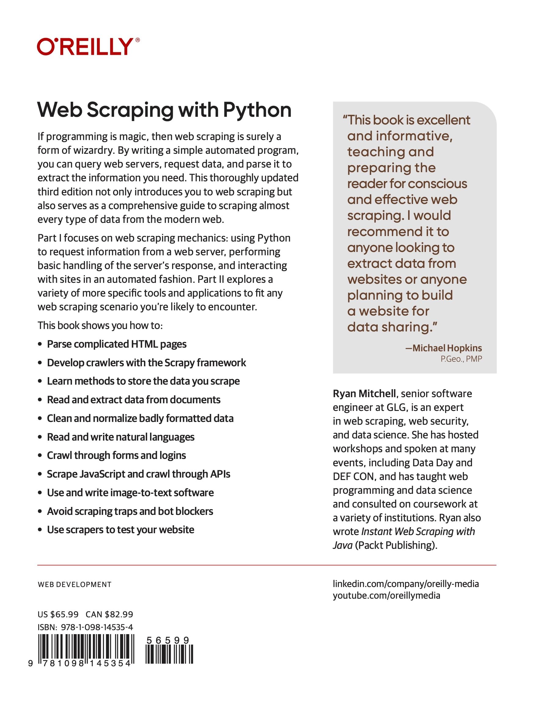 Web Scraping with Python: Data Extraction from the Modern Web