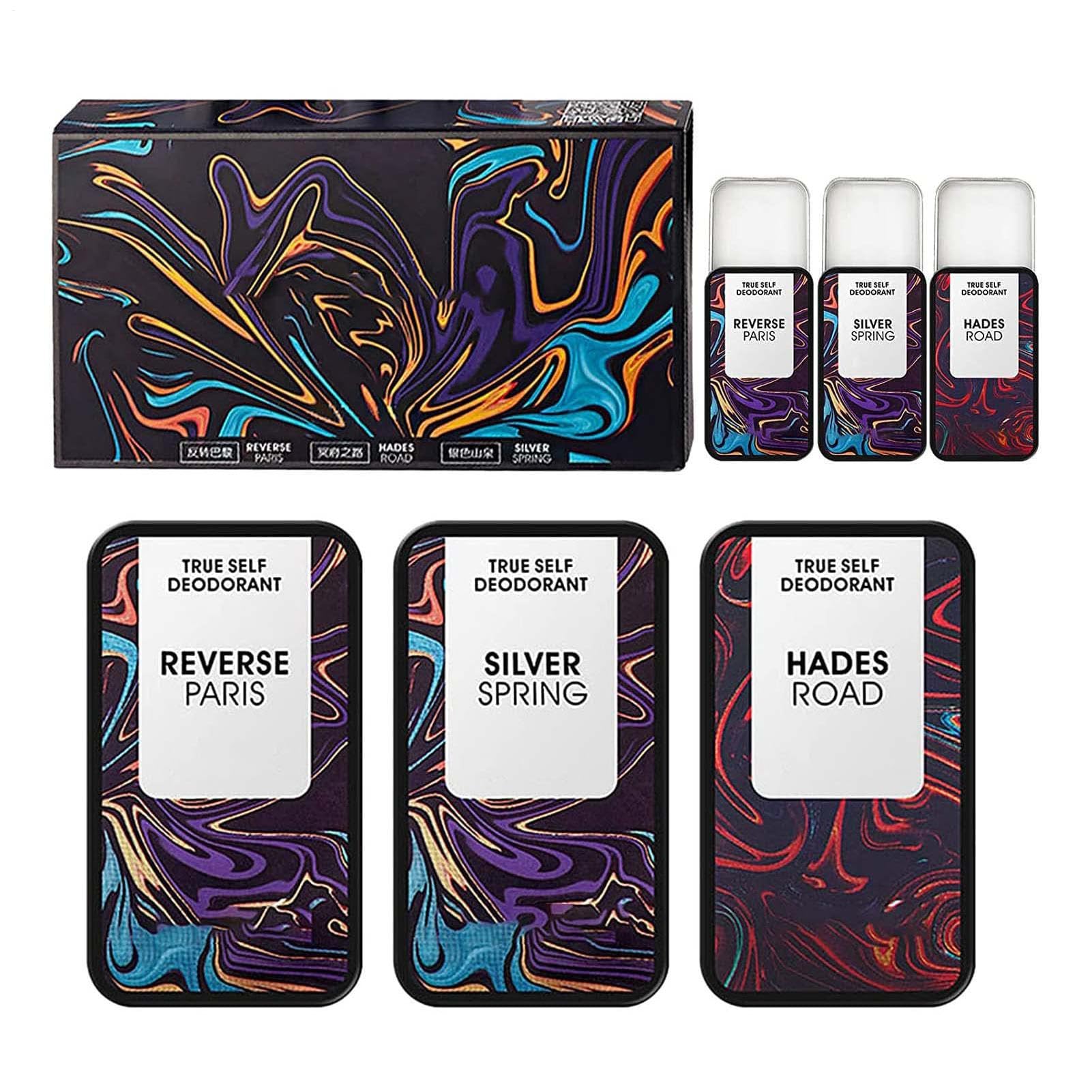 Hommelure Fherotherapy Profumo Set | 3PCS Set Di Solidi Fheromotherapy Per Hommelure Con Profumo Floreale Naturale | Il Profumo Tascabile Portatile Aumenta L'intimità Tra Uomini E Donne