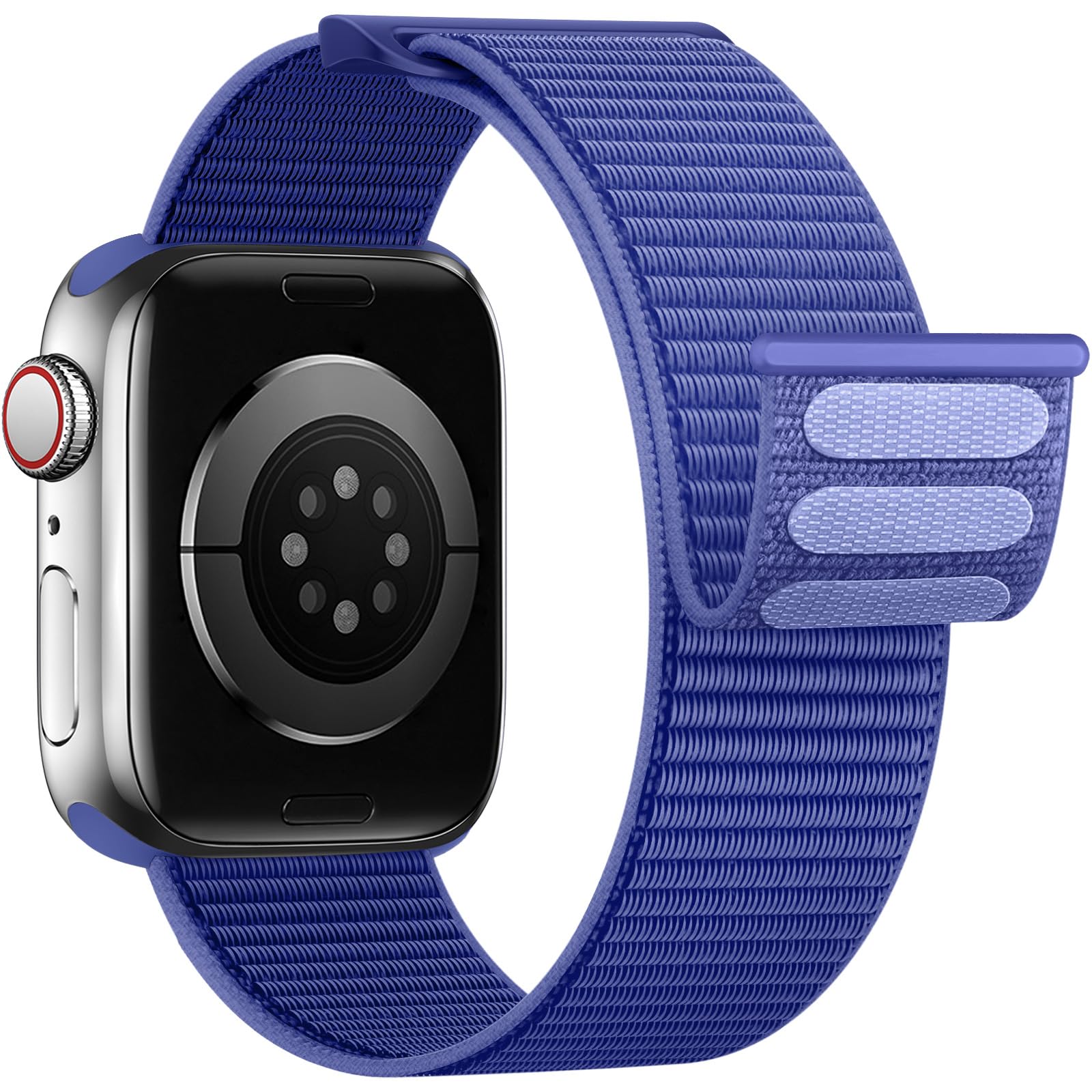 Yoohoo Nylon Straps Compatible with Apple Watch Straps 44mm 45mm 46mm 49mm 42mm(Series 3/2/1)Women Men,Upgraded Soft Nylon Replacement Bands for iWatch Series 11 10 9 8 7 6 5 4 3 2 1 SE3 Ultra3/Black — view 30