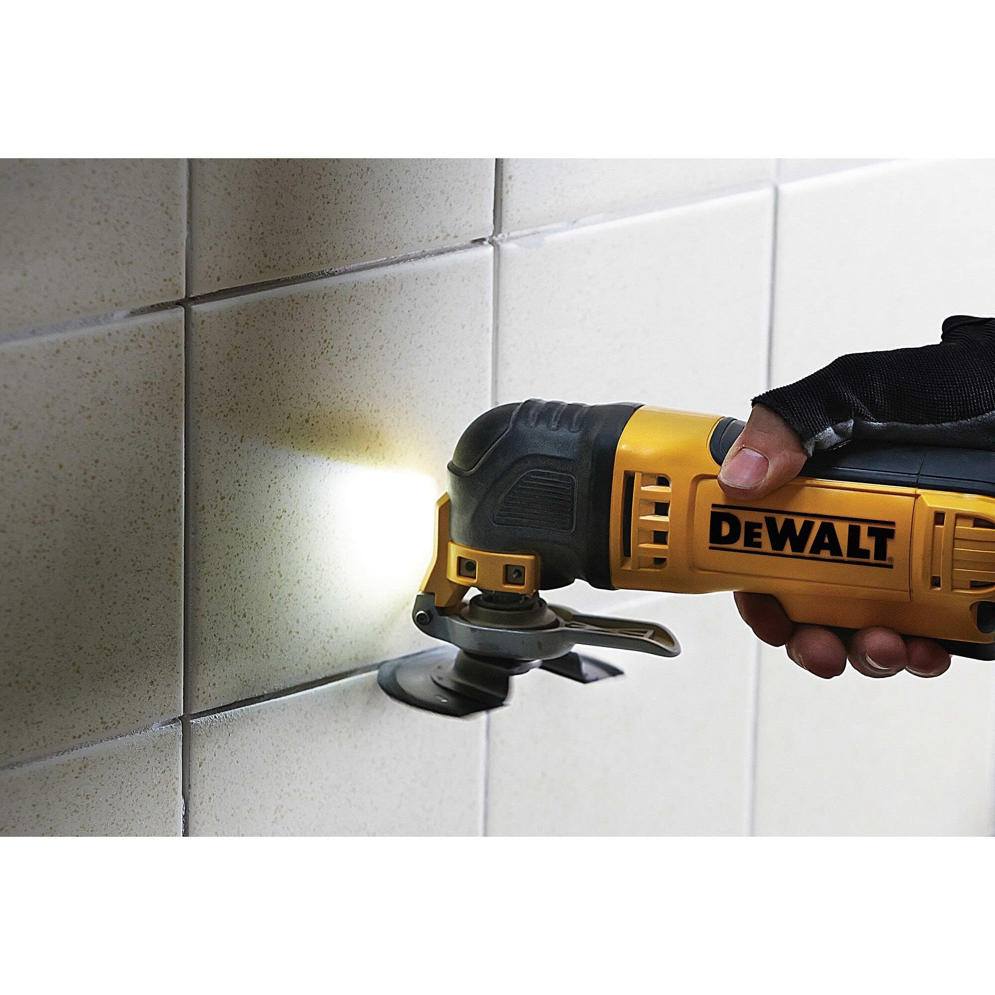 DEWALT DT20718-QZ accessori per utensile multifuzione - lama segmentata in metallo duro spessore 5mm - per scanalature su intonaco e calcestruzzo poroso, fresatura di fughe e aperture su piastrelle