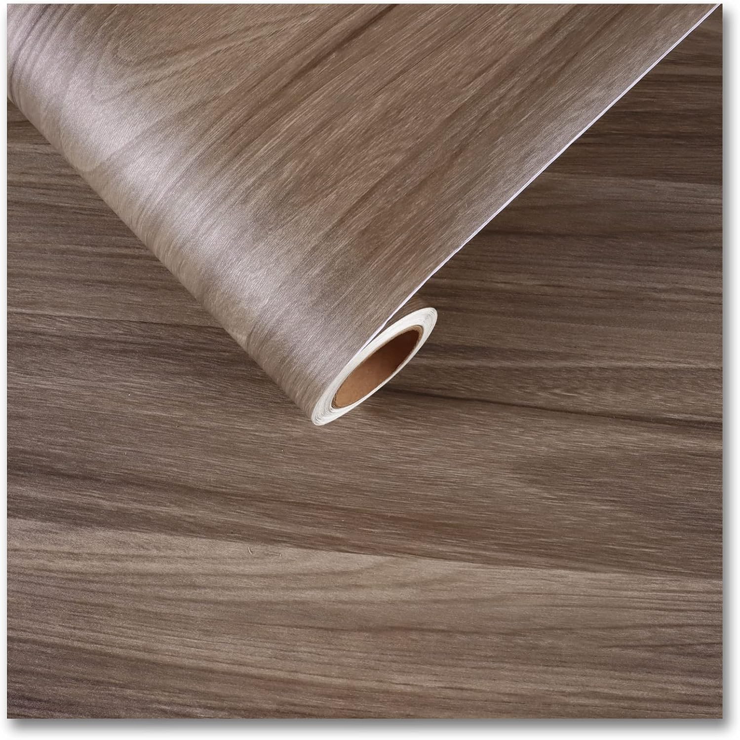 CRE8TIVE Wood Contact Paper for Countertops Waterproof Faux Wood Peel and Stick Wallpaper Removable Self Adhesive Thick Rustic Wood Grain Contact Paper Vinyl Roll for Kitchen Cabinets Shelves 12"x80"