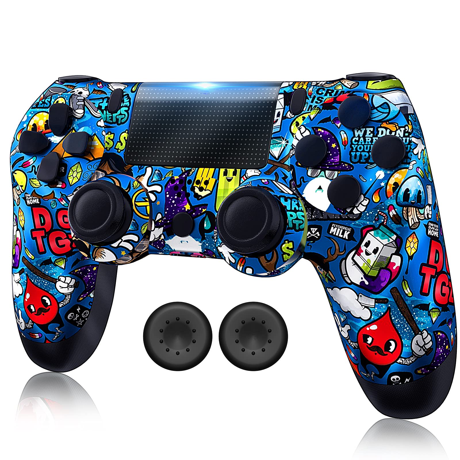 Buy RIIKUNTEK Wireless Controller for PS4, Bluetooth Controller for