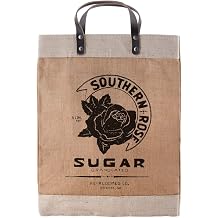 Creative Brands Waterproof Jute Tote Bag, Rose