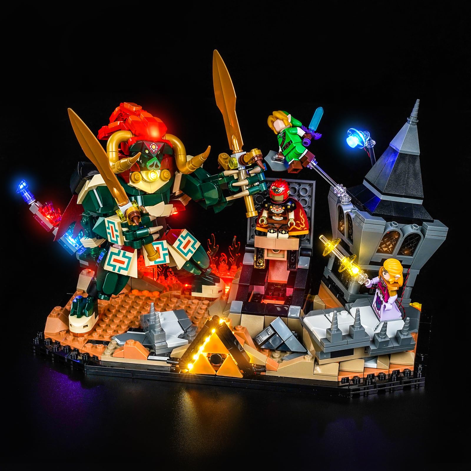 Light Kit Compatible with Lego 77093 Ocarina of Time–The Final Battle (No Model), Decoration Lighting Set Compatible with Lego Ocarina of Time – The Final Battle Building Blocks Model — image 1
