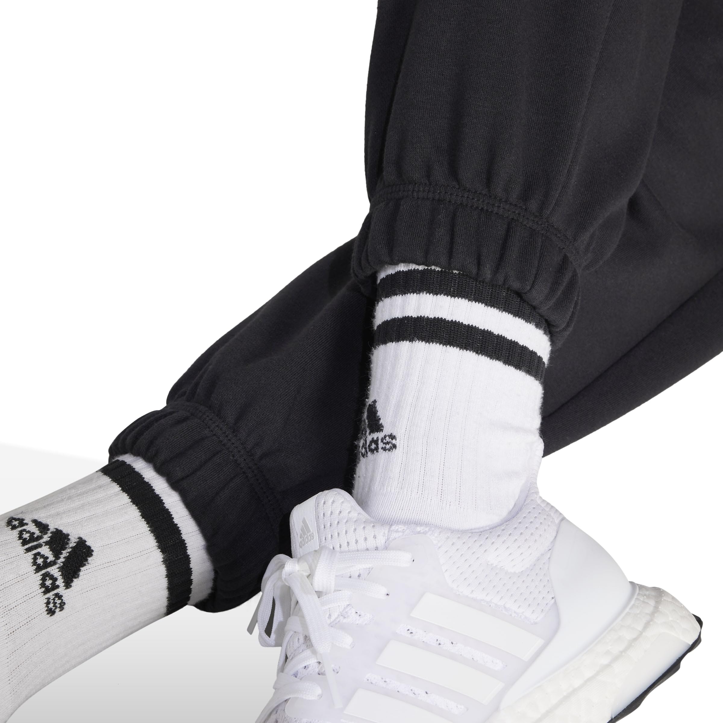 Adidas Femme Essentials Linear French Terry Cuffed Pants